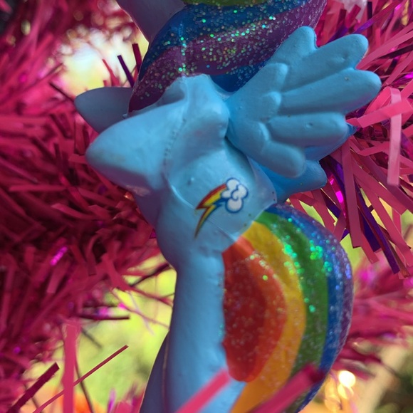 Rainbow My Pretty Pony Christmas Ornament - Picture 6 of 6